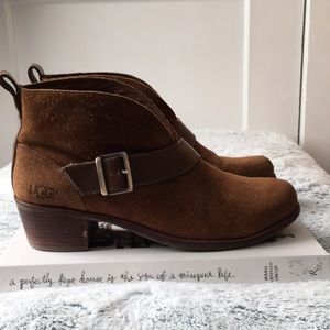 Ugh suede booties